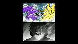 Naruto And Sasuke In 2015 And 2021「Edit」「AMV」 #Shorts #AMV #Naruto #Boruto