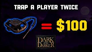 Trap The Same Player TWICE For $100 | SLAYER FIGHTER On Ruins | Dark and Darker