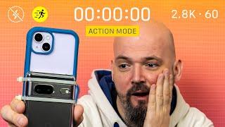 Pixel 7 vs iPhone 14: Action Mode Comparison