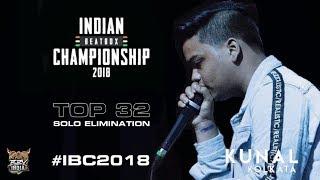 INDIAN BEATBOX CHAMPIONSHIP™ 2018 | Solo Eliminations | KUNAL NAG | BEATBOX INDIA