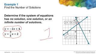 6-3 Determine Number Of Solutions