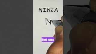 # NINJA name logo # Design # Next name #shorts #viral # By Rajbir
