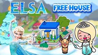 Aesthetic Free House Makeover ️ Elsa Frozen Home Design  Toca Boca House Ideas | Toca Life World