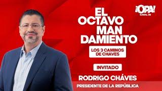 Hoy conversamos con el Presidente de la República, Rodrigo Chaves, acerca de los 3 caminos.