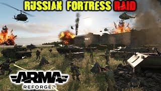 ARMA REFORGER | 60 PLAYER RAID RUSSIAN STRONGHOLD (PVPVE)