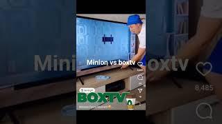 minion vs box tv vs you tube funny videos, try not to laugh, pranks