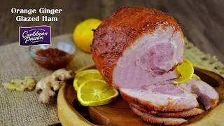 Orange Ginger Glazed Ham