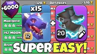 CLASH OF CLANS BEST LEGEND LEAGUE ATTACK! 16x DRAGON + 11 INVISIBILITY SPELLS=STRONG TH17 STRATEGY!