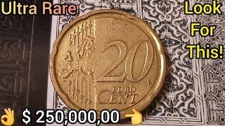 THE MOST EXPENSIVE! Very Rare Error Coin 20 CENT EURO Worth Big Money to look for this!