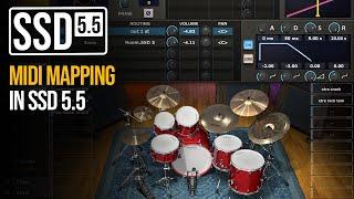 MIDI Mapping In Steven Slate Drums 5.5 (SSD 5.5)