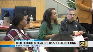 HISD School Board holds special meeting