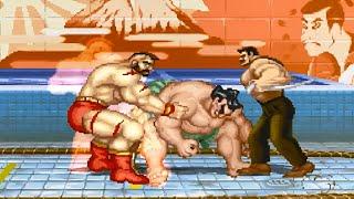 ZANGIEF/HAGGAR vs STREET FIGHTERS (SF2 DELUXE)