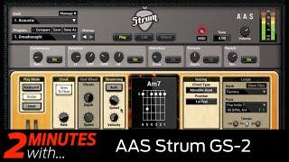 AAS Strum GS-2 VST/AU guitar plugin in action