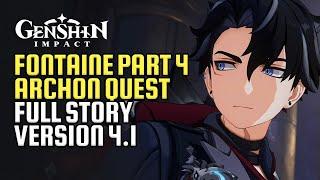 Archon Quest Chapter IV: Act IV Full Story HD | Cataclysm's Quickening & Arlecchino | Genshin Impact