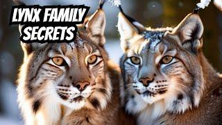 Frozen Whispers: A Tale of the Lynx Family ️#wildlifestories #wildlynxfamily #stories