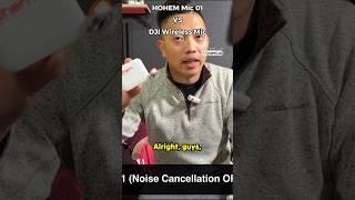 Hohem Mic-01 versus DJI Wireless Mic audio test | Battle of the best wireless microphone