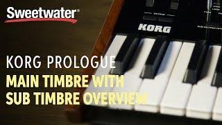 Korg Prologue's Main & Sub Timbres — Daniel Fisher