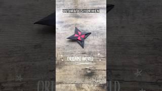 HOW TO MAKE SUPER SHURIKEN ORIGAMI WORLD TUTORIAL | DIY NINJA STAR PAPER WEAPON ORIGAMI CRAFTING