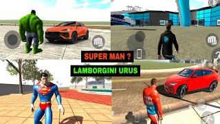 Super man | lamborgini urus | new airport update | mr. beast cheat code | indian bike driving 3d