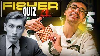 Anish Giri takes on the Fischer Quiz in New York!