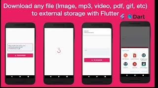 How to download any type of file with Flutter (Pdf, Gif, Mp3, Mp4 etc...) and display a notification