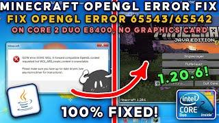 How to Fix Minecraft Java OpenGL Error (1.17+) on ANY Low End PC