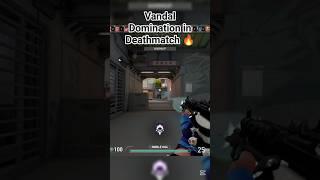 Vandal Domination in Deathmatch  | Clean Headshots Only #valorant #shorts Nunca Muda