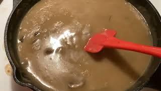 HOW TO MAKE THE BEST ONION MUSHROOM GRAVY