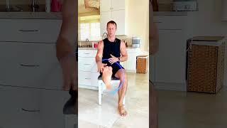 The best knee quick exercise routine for seniors! #kneepain #kneetherapy #mobility #seniorfitness