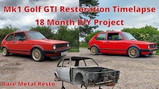 1983 Mk1 Golf GTI Complete Restoration Timelapse  1.8 20v t Engine Swap