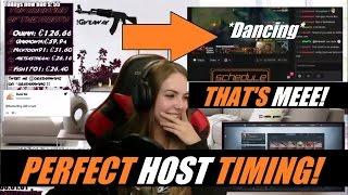 HILARIOUS Perfectly timed TWITCH HOST while dancing | ►Deathxwing Streamer hosts me!