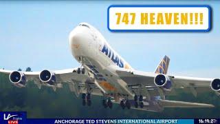 LIVE ANCHORAGE AIRPORT LIVE ACTION! | 747's MD-11's 777's and MUCH MORE! | June 22, 2025