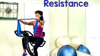 More Resistance bike workout Flex Bike, slim bike, stationary bike, Fitnation bike