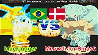 Vampire Hunter - darkstalkers' revenge - blackjugger vs Meowth for Smash FT10