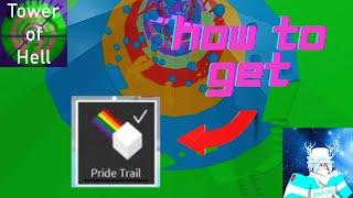 How to get the new pride trail in Tower of Hell (Roblox ToH)