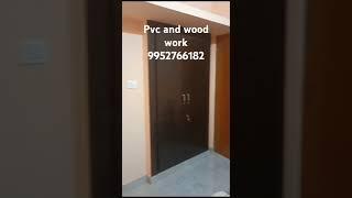 Wood and pvc work  kitchen Loft # shelf # and  Wardrobe # theni Aundipatty site # ️