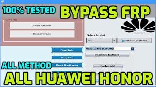 All Huawei Honor FRP Tool | (ADB/Fastboot) Method | 100% tested Exclusive