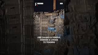 J&K: Massive Fire In Pulwama Fruit Market, Extensive Damage | N18G