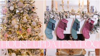 DECORATE FOR CHRISTMAS WITH ME! HOUSE UPDATES VLOG