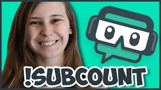 Streamlabs Cloudbot Subcount Command Twitch