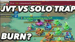 JVT Vs T4 Solo Trap! Lords Mobile