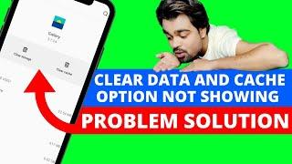 Clear Data And Cache Option Not Showing Problem Solution | Redmi Vivo Oppo OnePlus