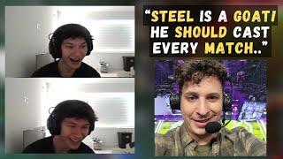 Sinatraa Reacts To Steel's HILARIOUS Casting/Flaming In VCT