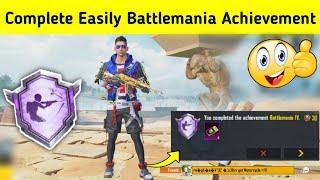 How To Complete BattleMania Achievement In Bgmi / Pubg mobail | Bgmi BattleMania Achievement