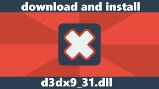 Download d3dx9_31.dll for Sims 3 or GTA 4 Windows 10/8.1/7