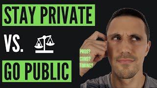 Why a Company Should Stay Private