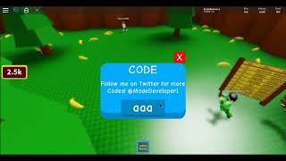 ALL CODES IN BANANA SIMULATOR