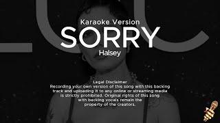 Halsey – Sorry (Karaoke Version)