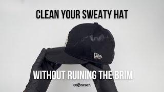 How to Safely Clean Sweat Stains From a New Era Fitted Hat with a Cardboard Brim