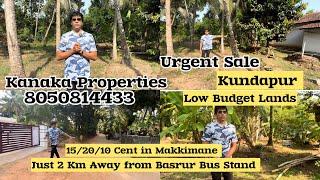 20/15/10 Cent Land in Makkimane |2 km from Basrur Bus Stand | 3 Km from NH | Kundapur | Budget Lands